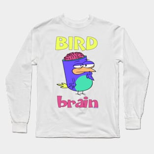 Birdbrain Design for Bird Lovers Long Sleeve T-Shirt